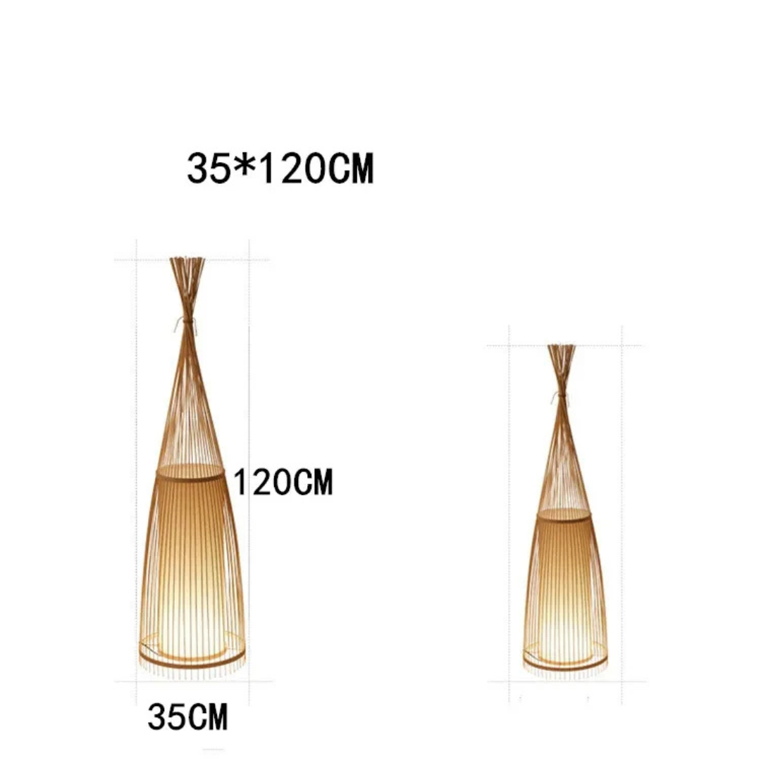 Bamboo TeePee Floor Lamp | Premium Quality