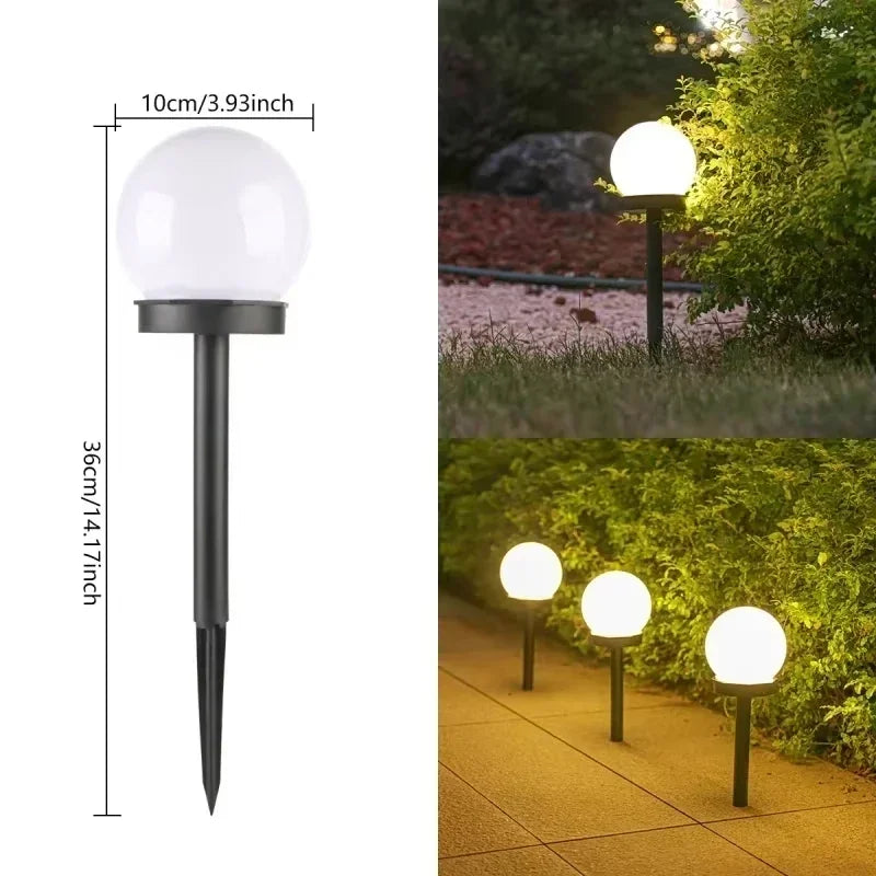 Solar Pathway Globe Lights | Premium Quality