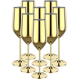 Stainless Steel 8-Piece Glassware Set | Premium Quality