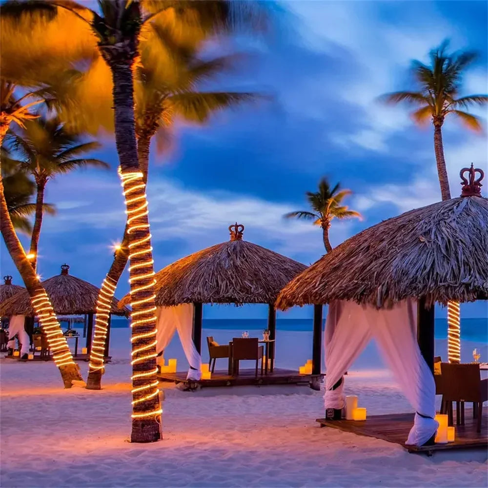 Solar Waterproof LED Rope Lights | Premium Quality