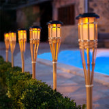 Solar Tiki Torch 5-Piece Set | Premium Quality