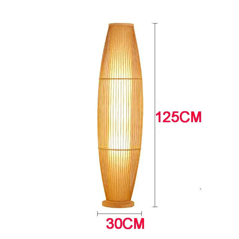 Bamboo Tower Floor Lamp | Premium Quality