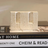 Faux Travertine Candle Holder | Premium Quality