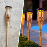 Solar Tiki Torch 5-Piece Set | Premium Quality