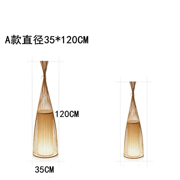 Bamboo TeePee Floor Lamp | Premium Quality