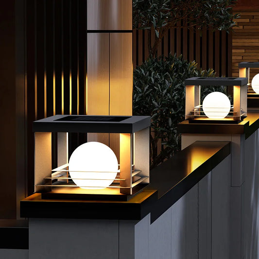 Solar Pillar Lamp | Premium Quality