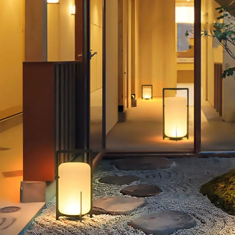 Solar Outdoor Akari Lamp | Premium Quality