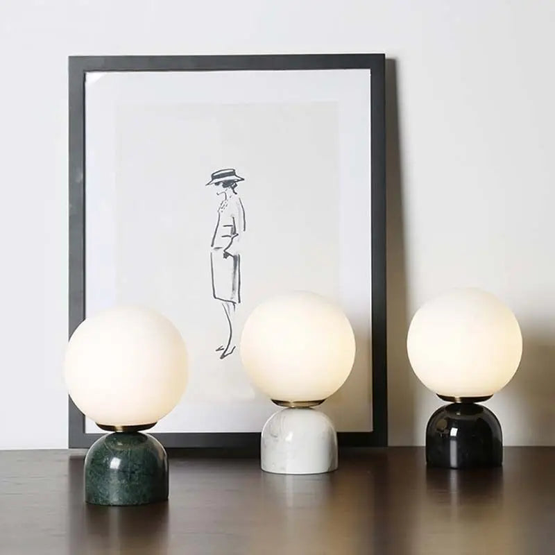 Arctic Stone Orb Lamp | Premium Quality