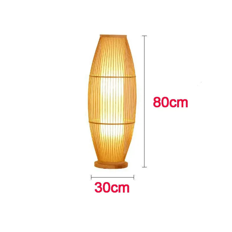 Bamboo Tower Floor Lamp | Premium Quality