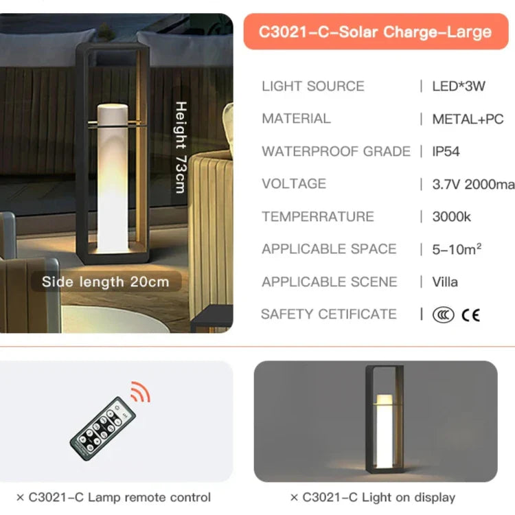 Solar Outdoor Pathway Light | Premium Quality