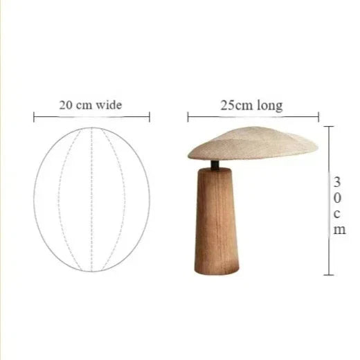 Wabi Sabi Linen Table Lamp | Premium Quality
