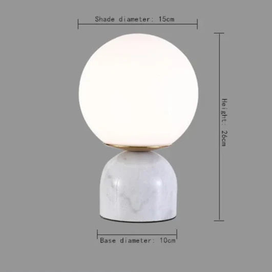 Arctic Stone Orb Lamp | Premium Quality