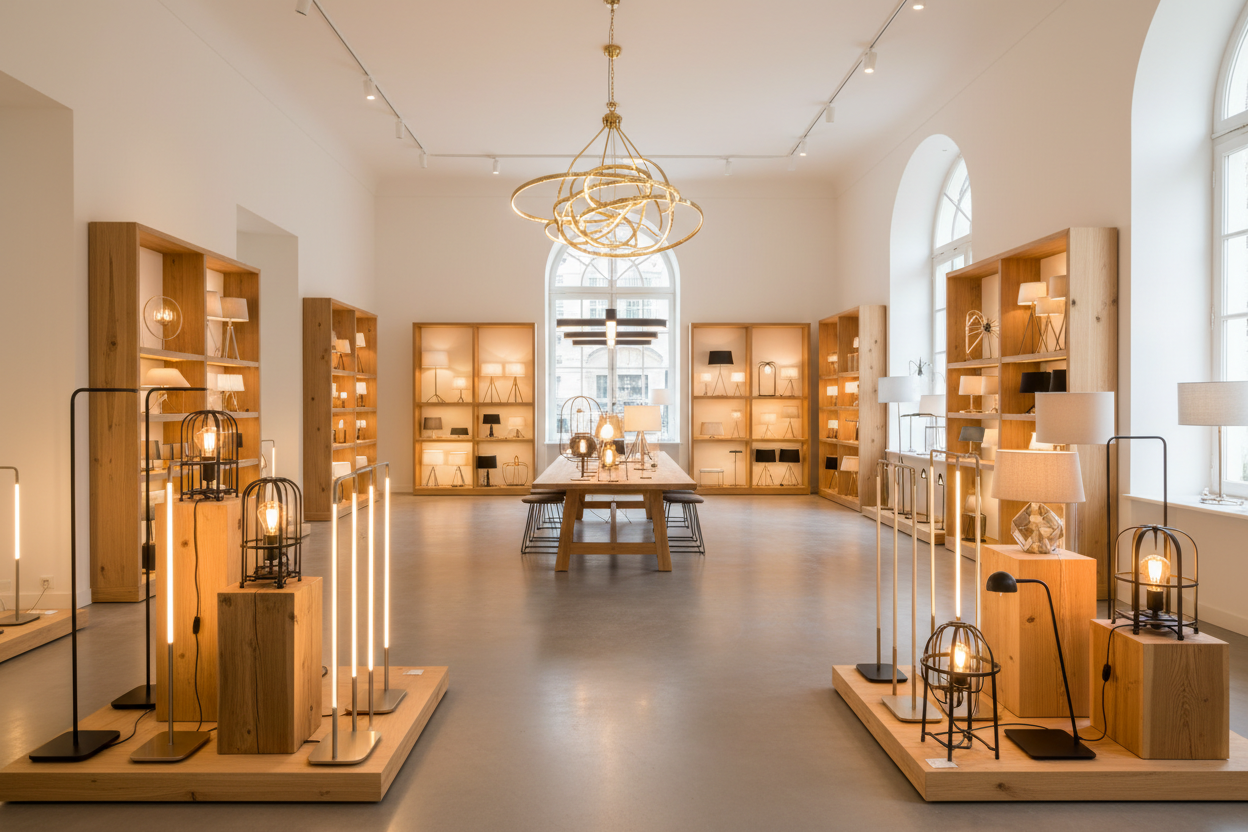 generate a store of lamps 